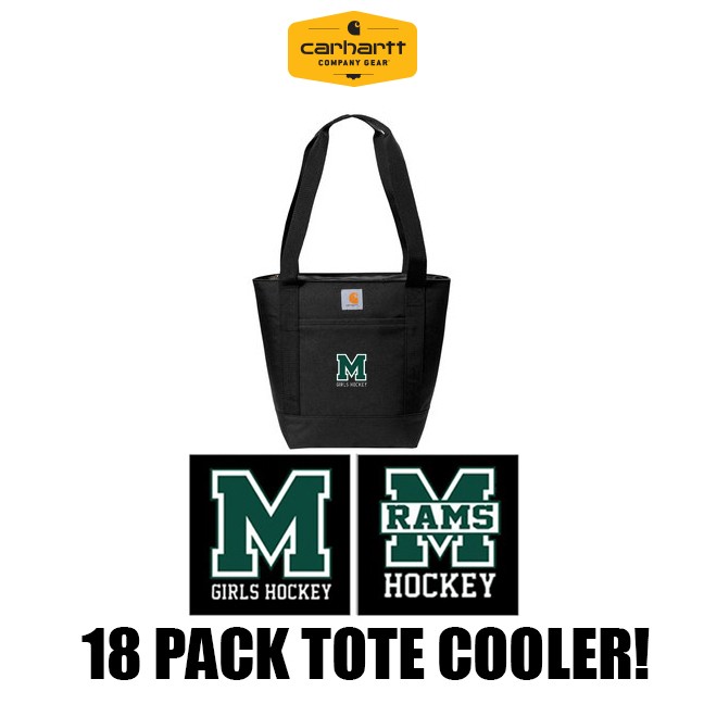 Marshfield high School Girls Hockey Carhartt® Tote 18-Can Cooler, Premium Item 