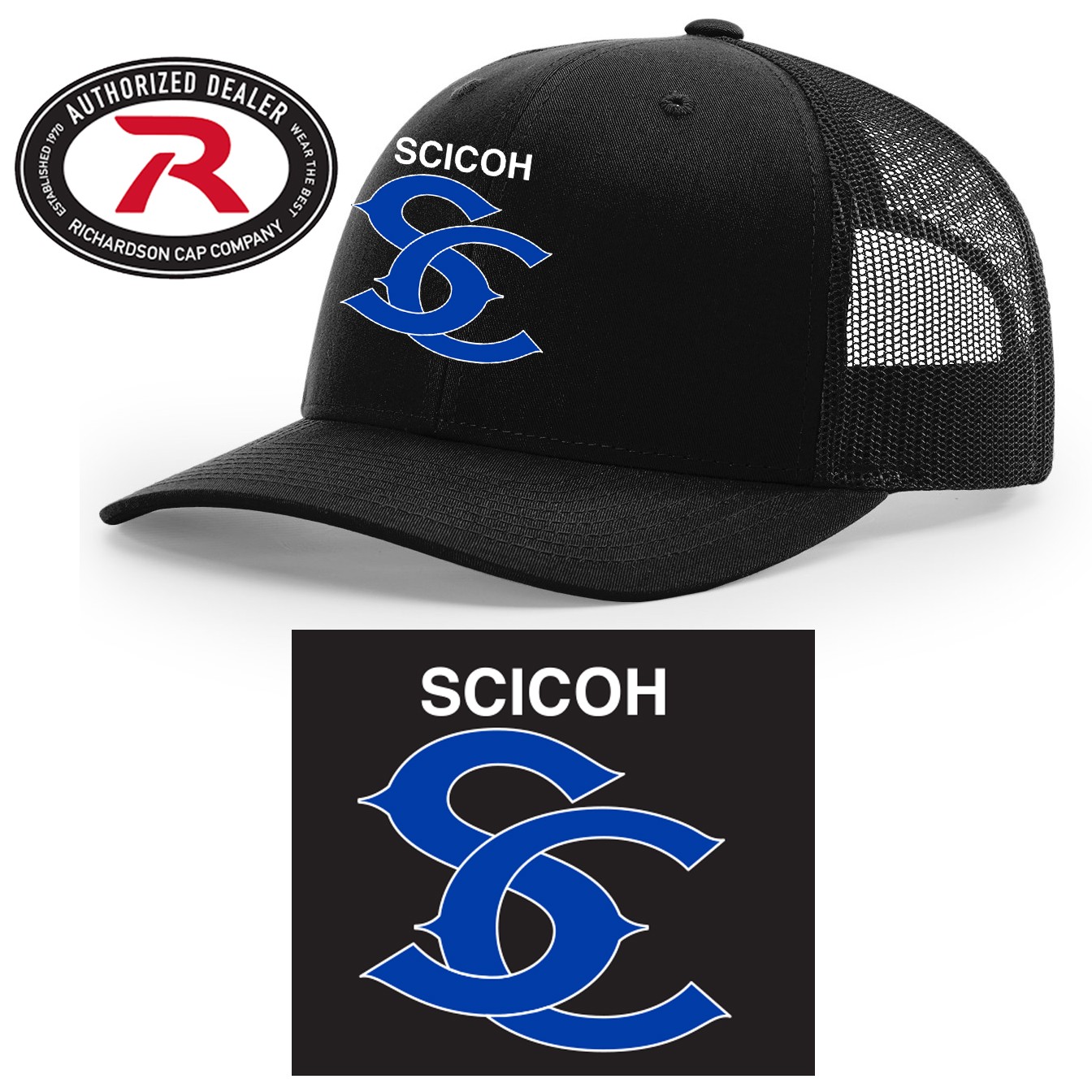 SciCoh Football & Cheer Richardson 112 Trucker Cap