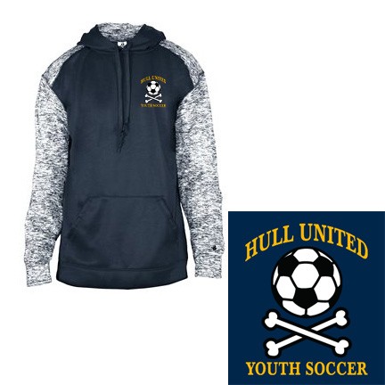 Hull United Soccer Badger Sport Blend Hoodie Model #2462 Youth