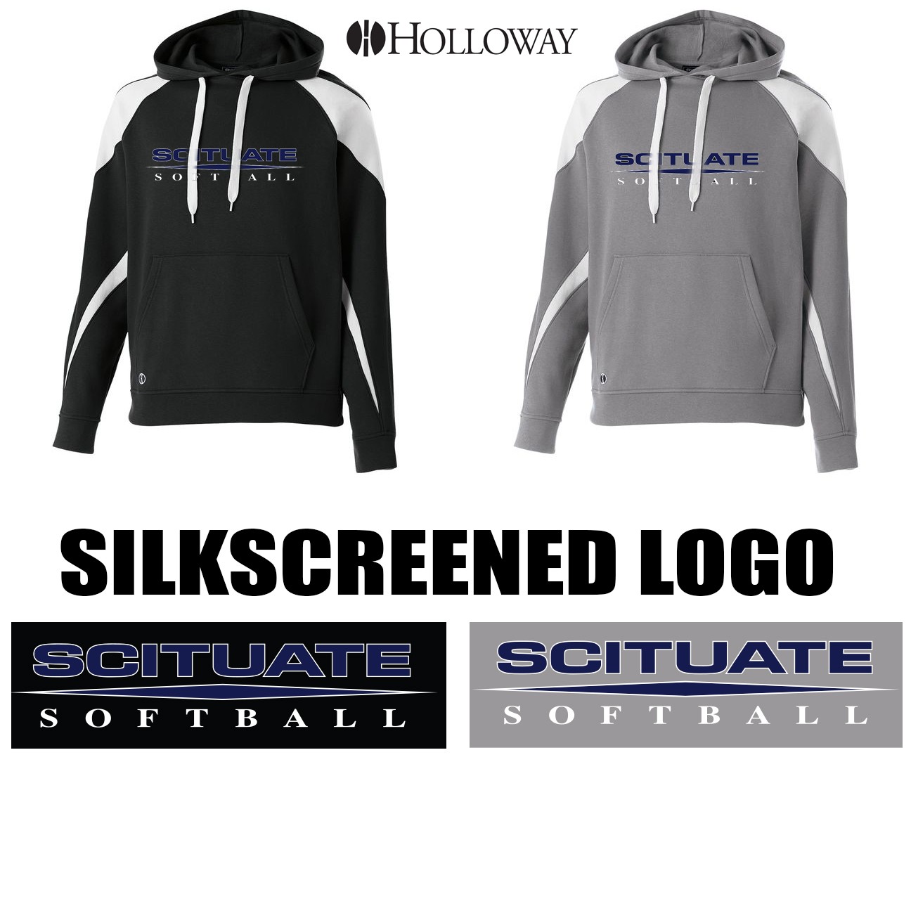 Scituate High School Softball Holloway Prospect Hoodie, Silkscreened