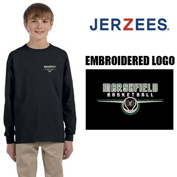 Marshfield Youth Basketball Jerzees Youth DRI-POWER® ACTIVE Long-Sleeve T-Shirt