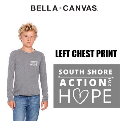 South Shore Action For Hope Bella + Canvas Youth Jersey Long-Sleeve T-Shirt