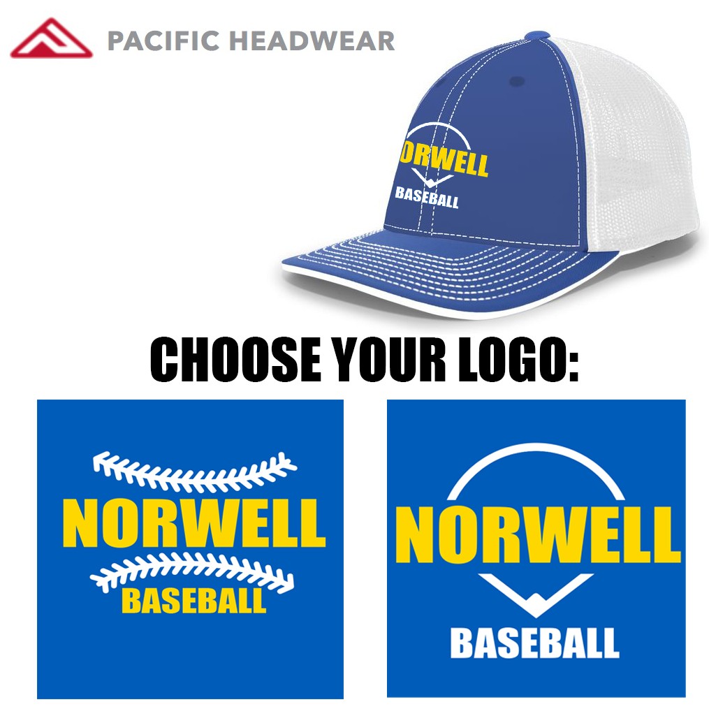 Norwell Baseball Pacific Headwear Trucker FlexFit Cap 404M