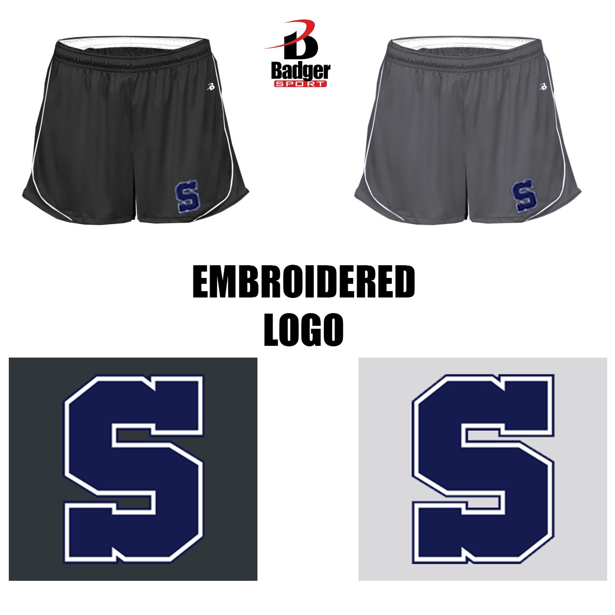 Scituate High School Softball Badger Pacer Women’s Short, Embroidered