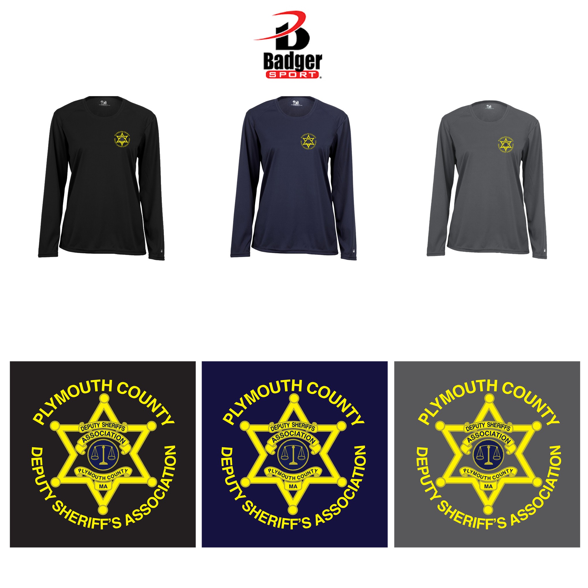 Plymouth County Deputy Sheriffs Association econscious Ladies' Heritage Full-Zip Hooded Sweatshirt