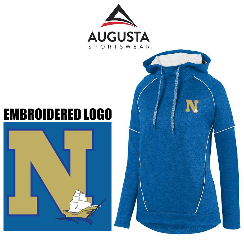 Norwell Vinal School Augusta Ladies Zoe Tonal Heather Hoodie