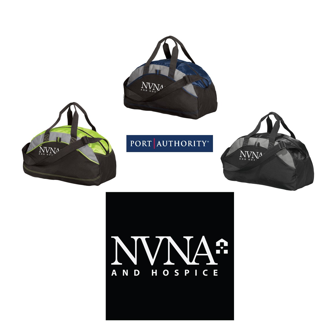 NVNA & Hospice Port Authority® Medium Contrast Duffel Bag