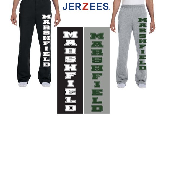 Governor Winslow School Marshfield Jerzees Adult NuBlend® Open-Bottom Fleece Sweatpants