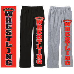 Whitman Hanson Wrestling Champion Brand Open Bottom Sweatpants