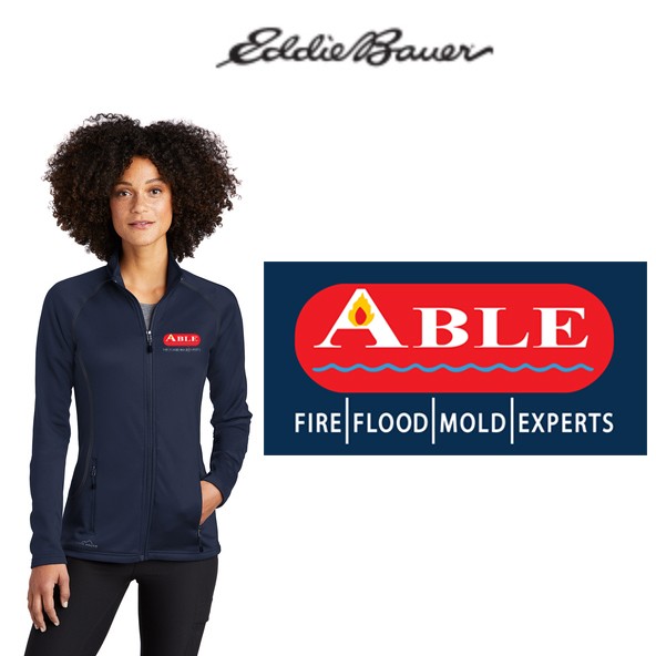 Able Construction Eddie Bauer ® Ladies Smooth Fleece Full-Zip