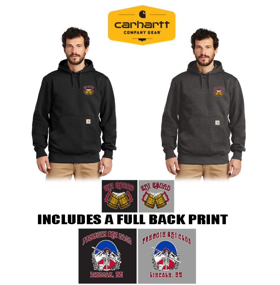 Penguin Ski Club Carhartt ® Rain Defender ® Paxton Heavyweight Hooded Sweatshirt