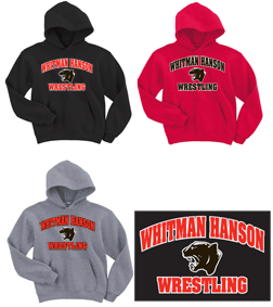 Whitman Hanson Wrestling Gildan 7.75 oz. Heavy Blend™ 50/50 Hood