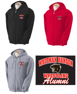 Whitman Hanson Wrestling ALUMNI Heavy Blend™ 50/50 Full Zip Hood