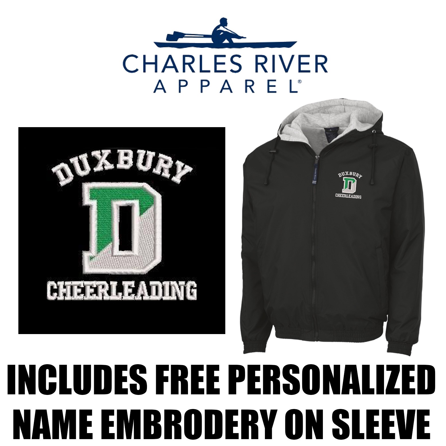 DDYC Charles River Adult Performer Jacket- REQUIRED ITEM/ADULT FIT