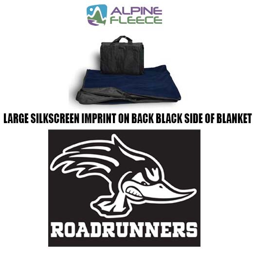 Roadrunners Alpine Fleece/Nylon Picnic Blanket