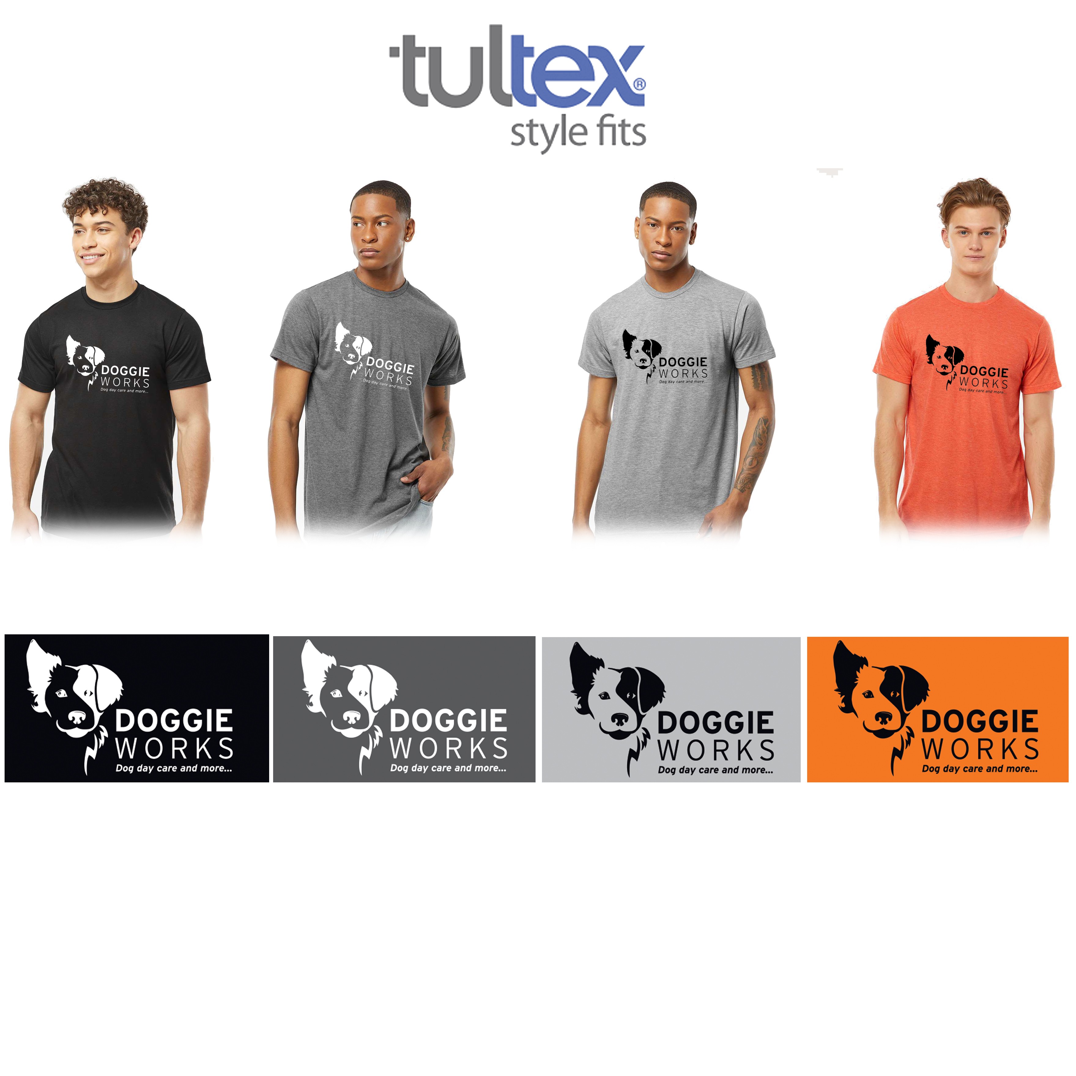 Doggie Works Tultex Unisex Poly-Rich T-Shirt, Adult Fit