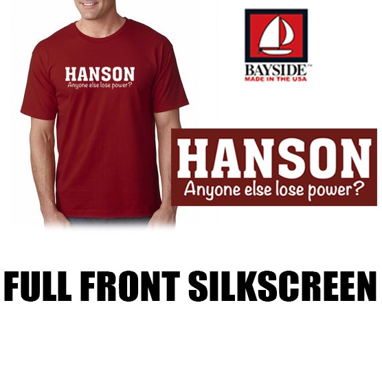Hanson Republican Town Committee Bayside Adult 5.4 oz., 100% Cotton T-Shirt, Catchphrase Edition, Silkscreened