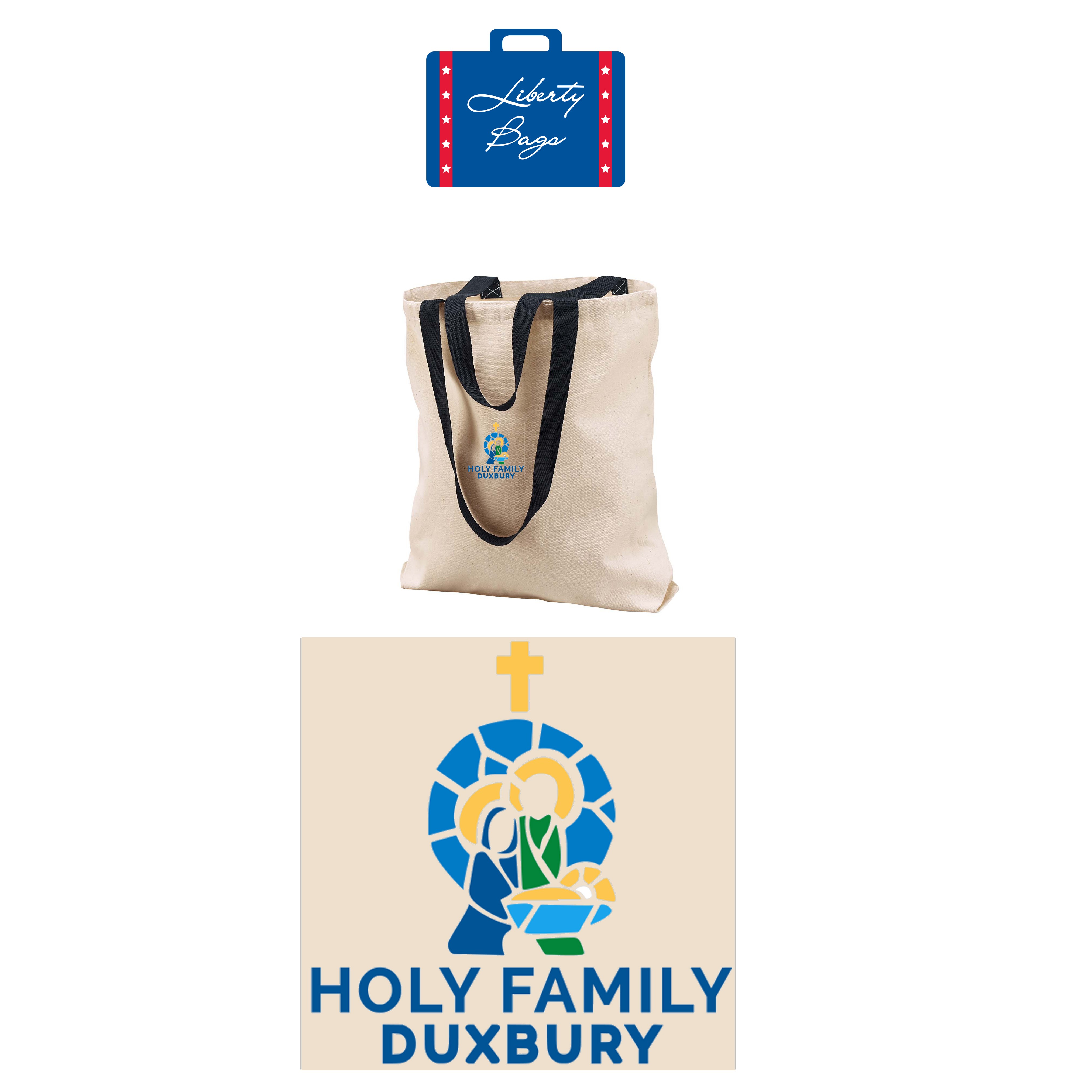 Holy Family Duxbury Liberty Bags Marianne Cotton Canvas Tote