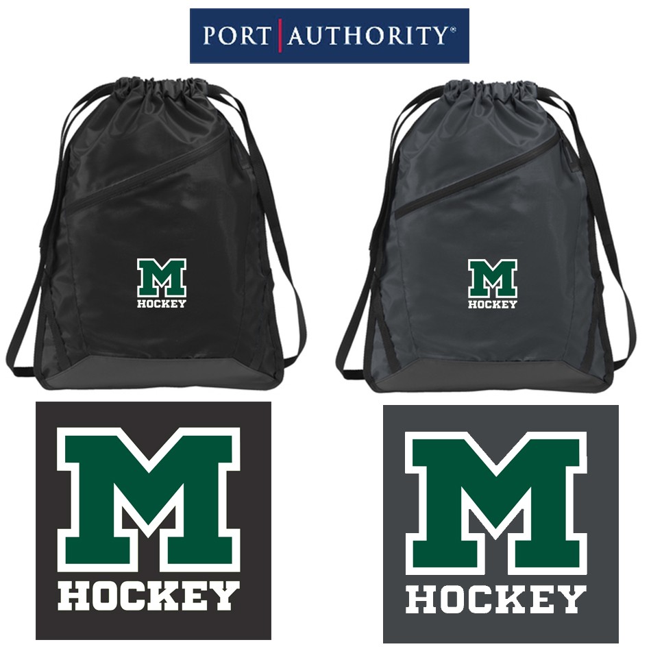 Marshfield Hockey Boosters HS Port Authority® Zip-It Cinch Pack