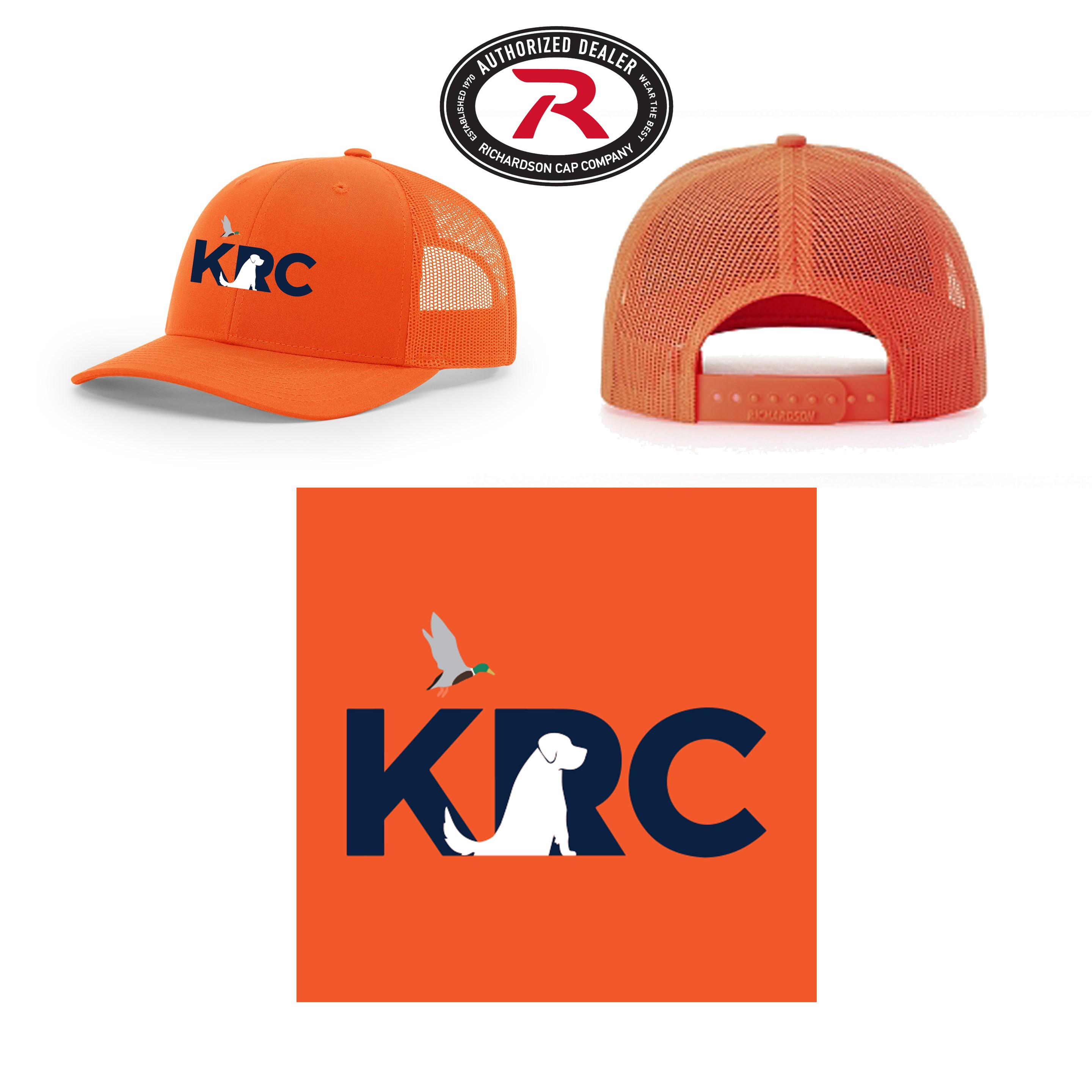 Keystone Retriever Club Richardson Blaze Trucker Cap