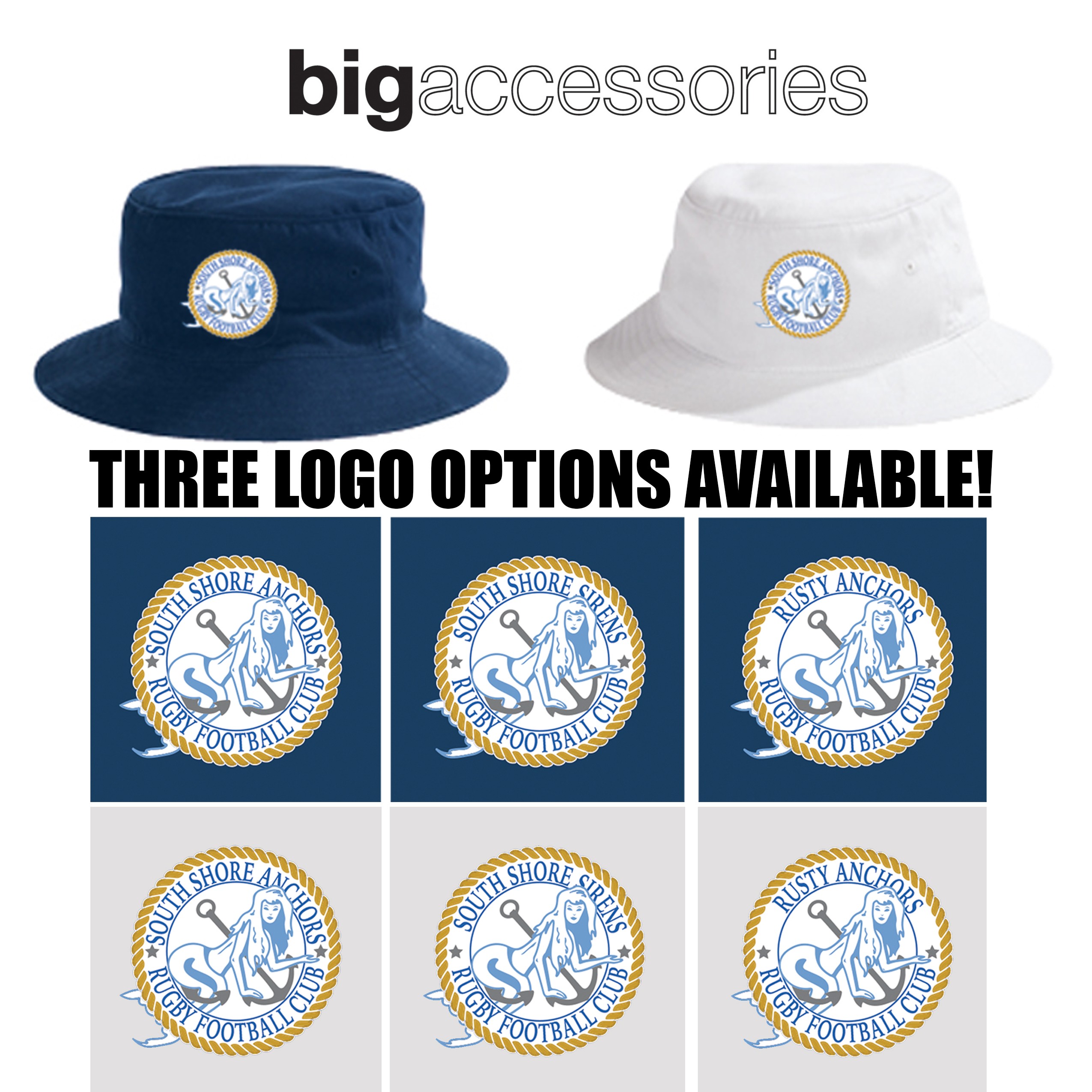 South Shore Anchors Big Accessories Crusher Bucket Cap