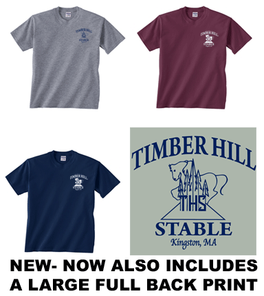 Timber Hill Stable Gildan short sleeve Tee with Left Chest & Full Back Print , #G200-G200B-G200L