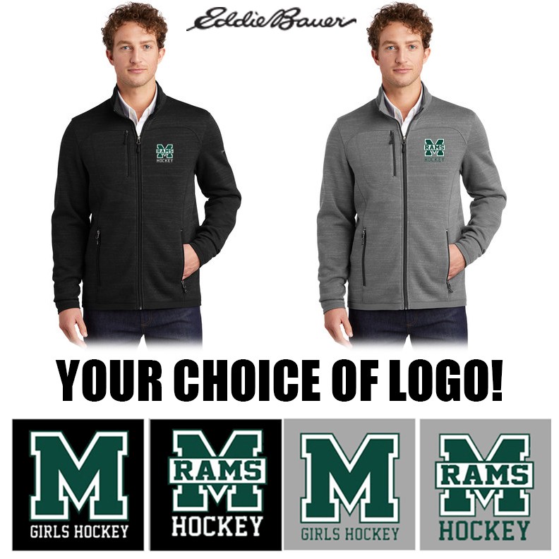 Marshfield high School Girls Hockey Eddie Bauer ® Sweater Fleece Full-Zip
