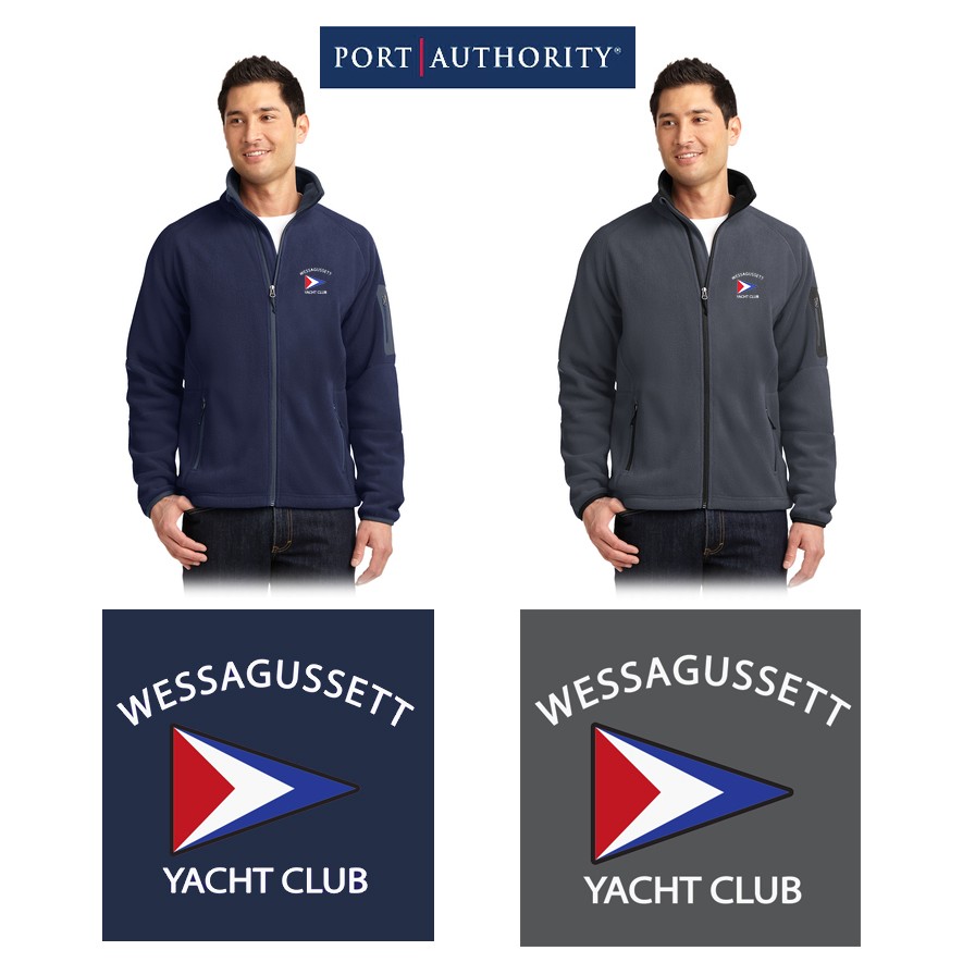 Wessagussett Yacht Club Port Authority® Fleece Full-Zip Jacket