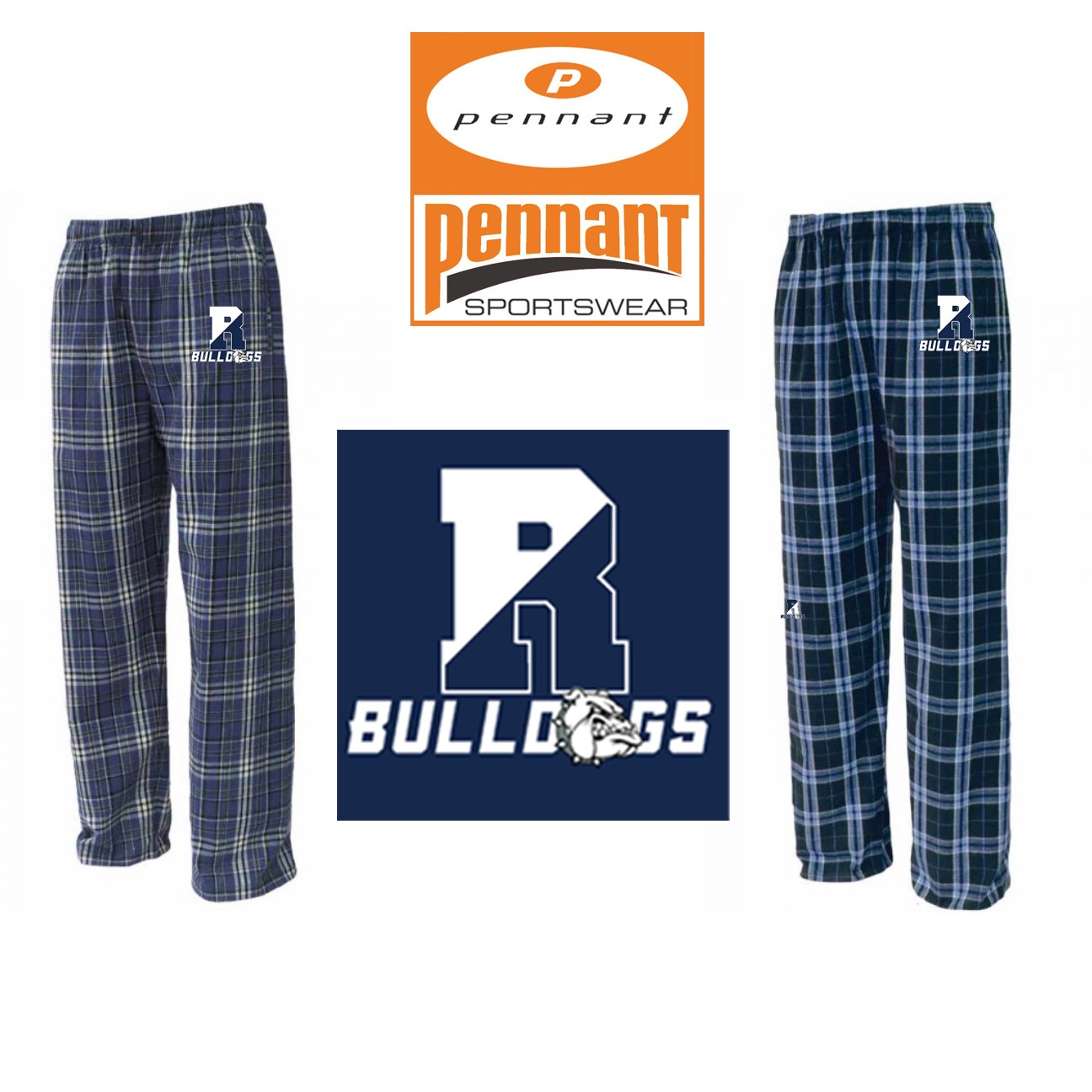 Rockland Youth Football and Cheer Pennant FLNP Flannel Pant #FLNP