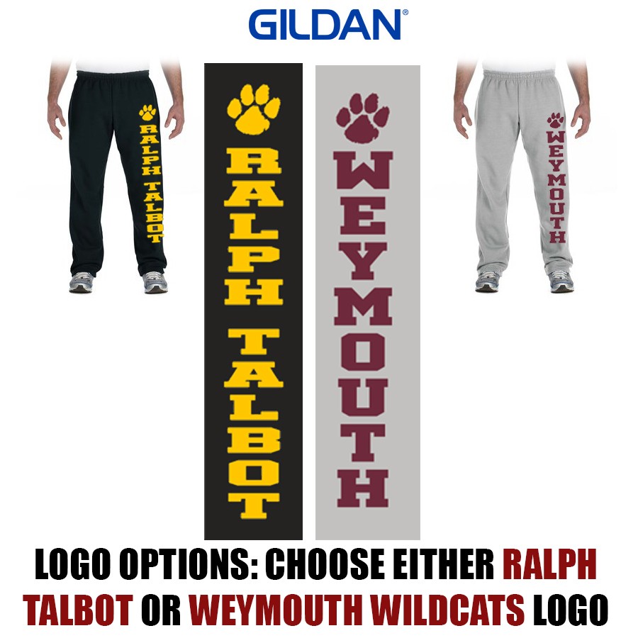 Ralph Talbot School Gildan Adult Heavy Blend™ Adult 50/50 Open-Bottom Sweatpant