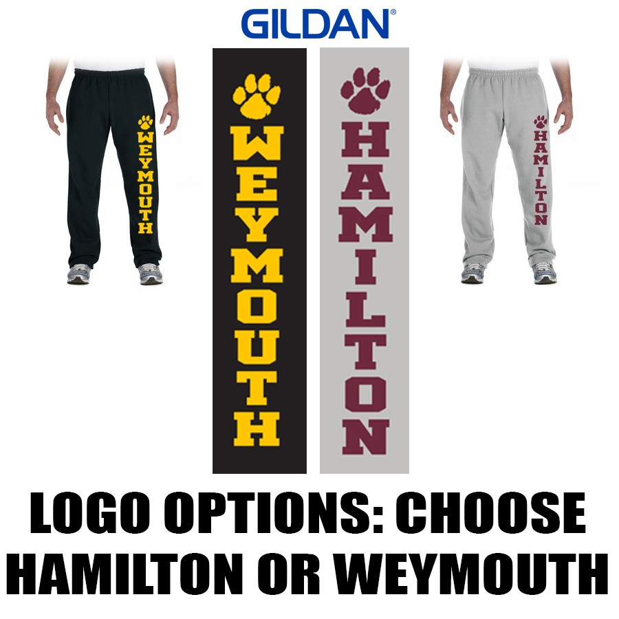 Thomas W. Hamilton School Gildan Adult Heavy Blend™ Adult 50/50 Open-Bottom Sweatpant