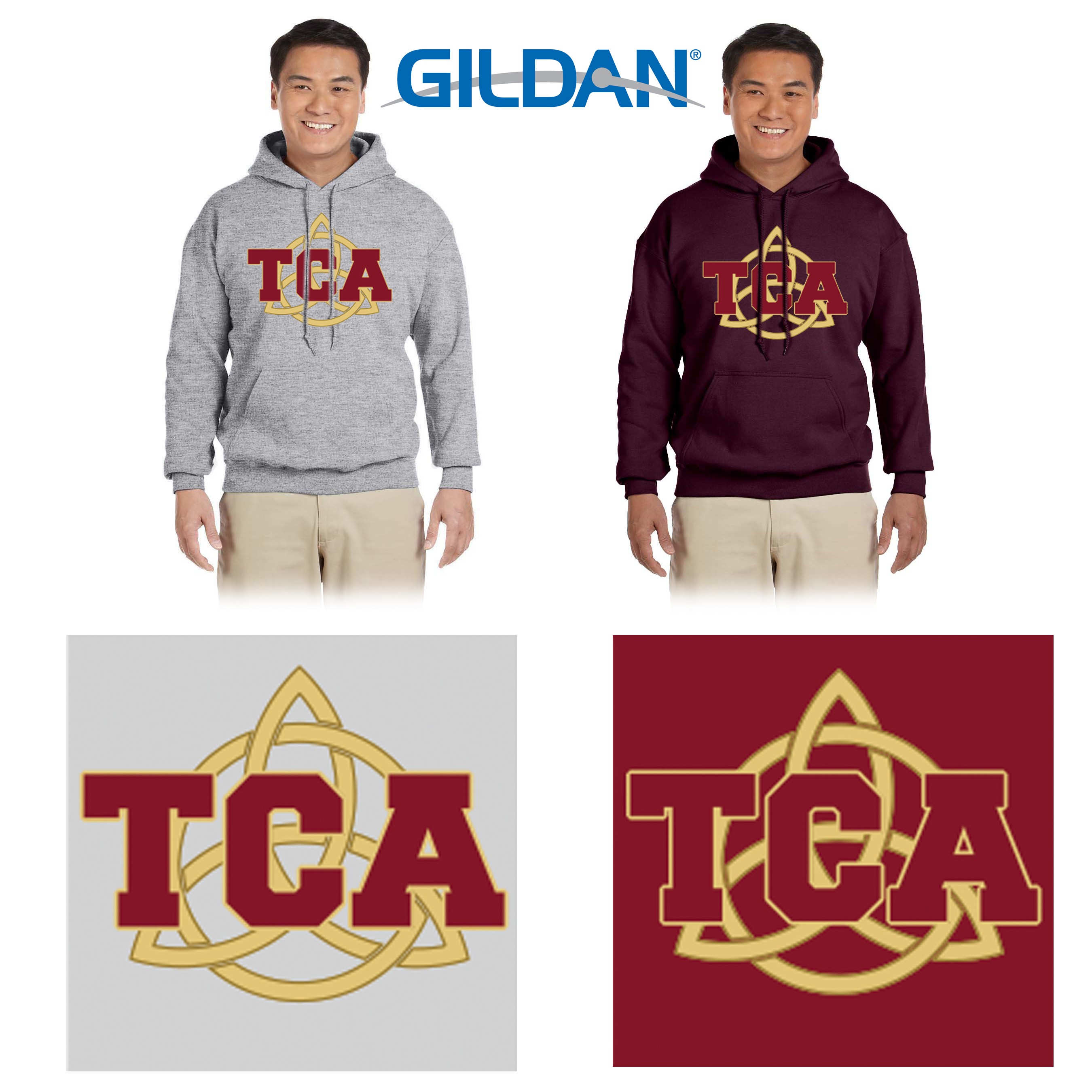 Trinity Catholic Academy Gildan Adult Heavy Blend™ 8 oz., 50/50 Hood