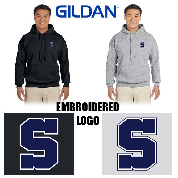 Scituate High School Softball Gildan Adult Heavy Blend™ 50/50 Hooded Sweatshirt, Embroidered