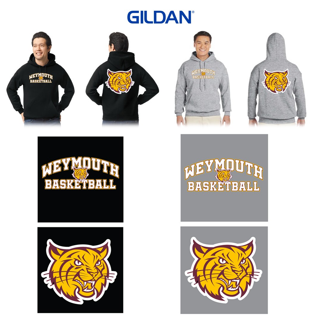 Weymouth JBL Basketball Gildan Adult Heavy Blend™ 8 oz., 50/50 Hooded Sweatshirt