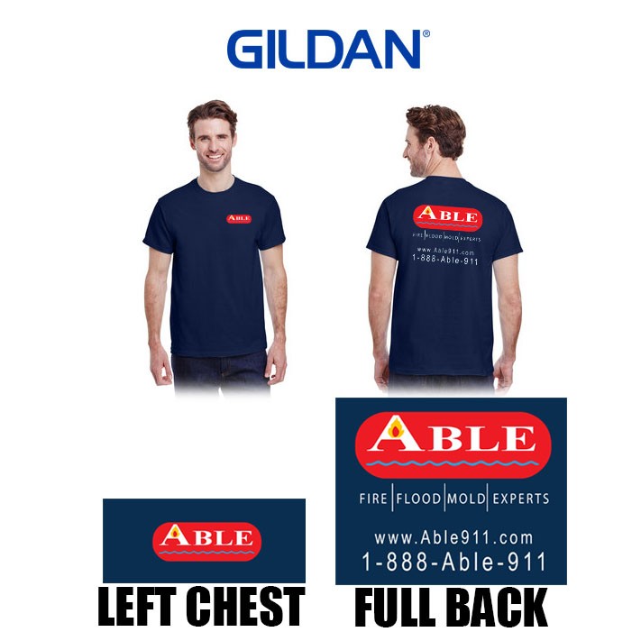 Able Corporate Ordering Gildan Adult Ultra Cotton® T-Shirt
