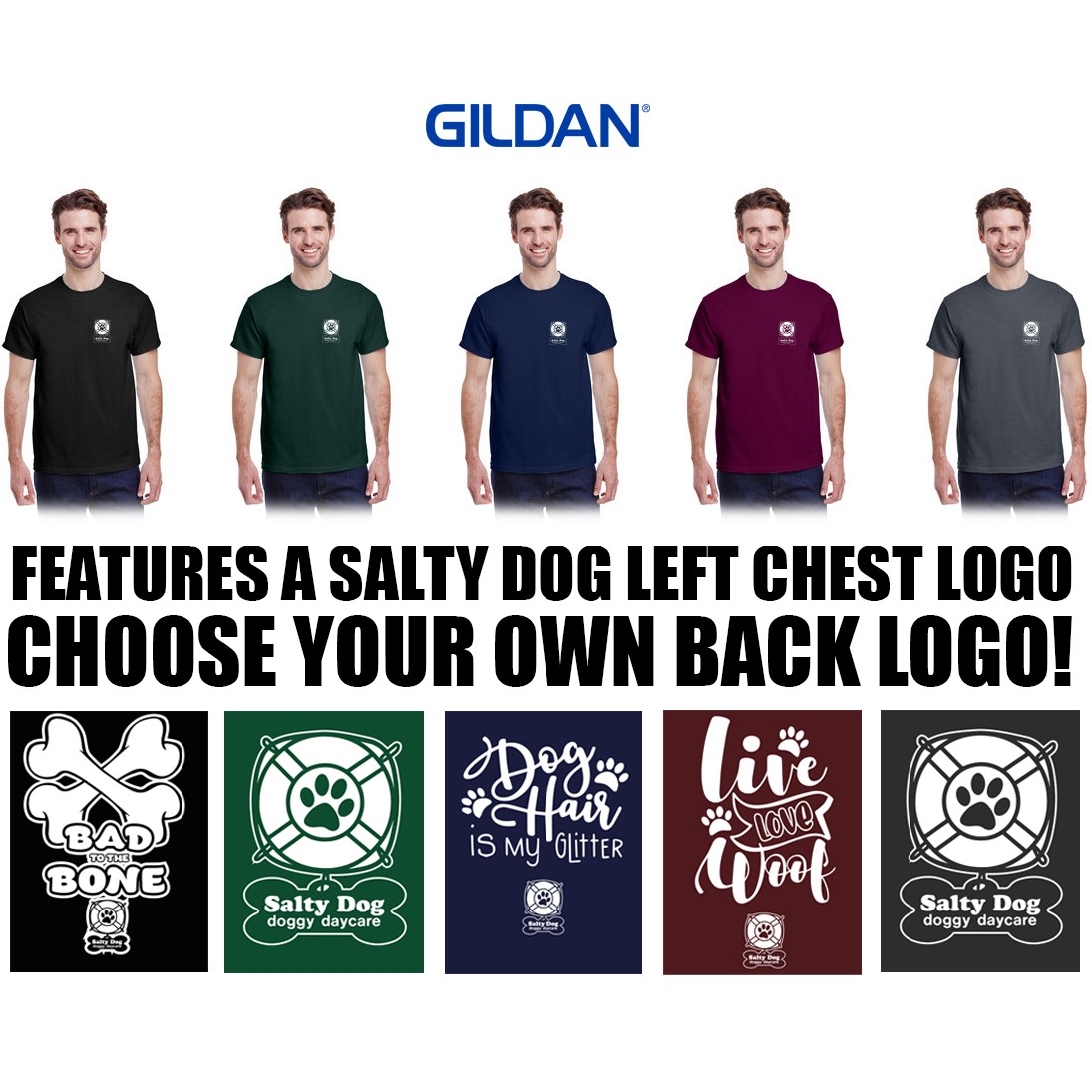 Salty Dog Doggy Daycare Gildan Adult Ultra Cotton® T-Shirt