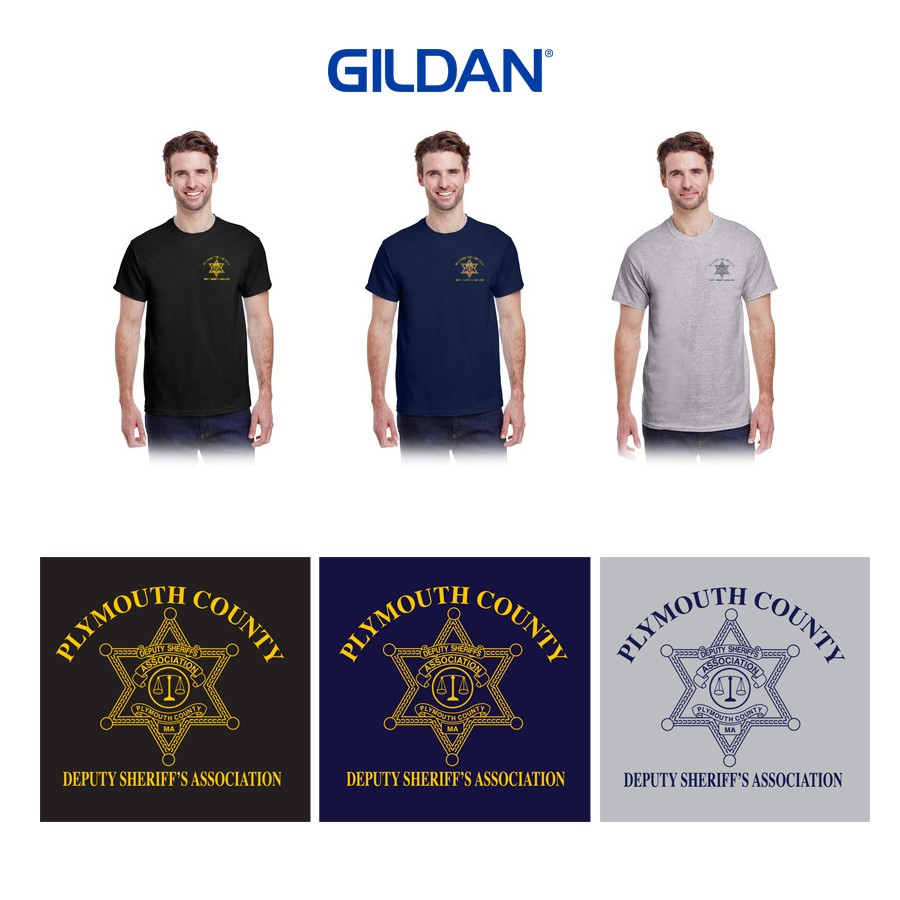 Plymouth County Deputy Sheriffs Association Gildan Adult Ultra Cotton® T-Shirt