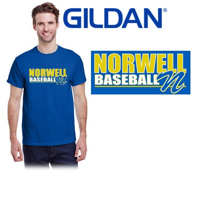 Norwell Baseball Gildan Adult Ultra Cotton® T-Shirt model G200