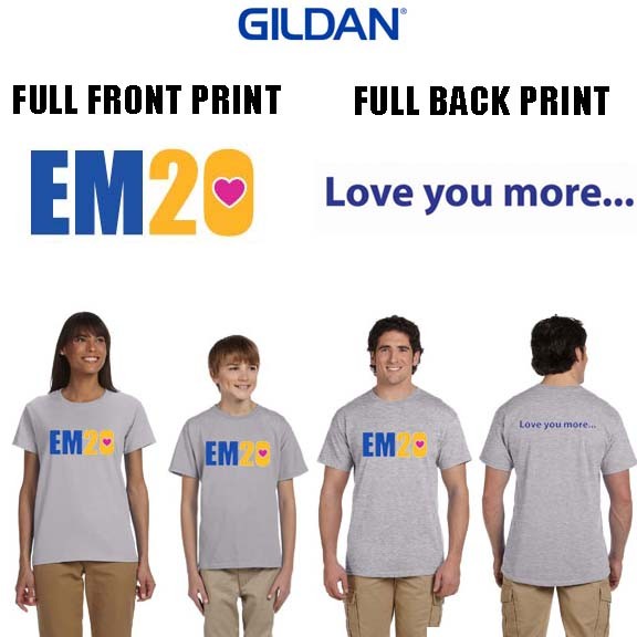 Emma Ryan Scholarship Fund Gildan UltraCotton T-Shirt, Sport Grey