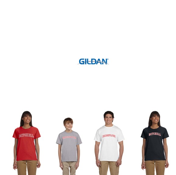 Mitchell Elementary & Bridgewater Town Apparel Gildan Ultra Cotton® 6 oz. Short Sleeve T-Shirt