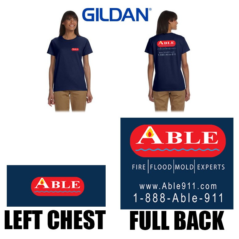 Able Corporate Ordering Gildan Ladies' Ultra Cotton® T-Shirt