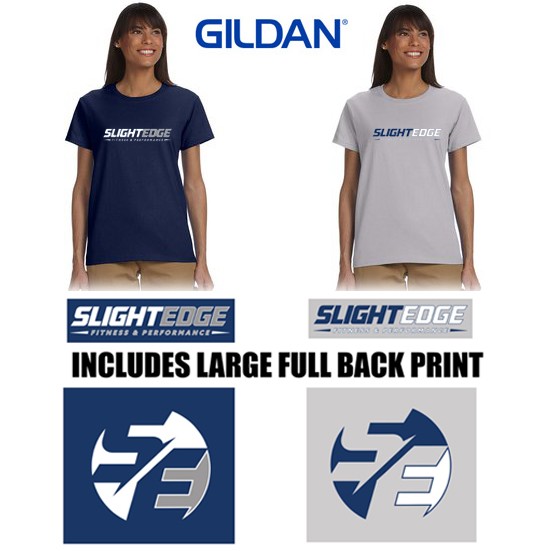 Slight Edge Fitness & Performance Gildan Ladies' Ultra Cotton® 6 oz. T-Shirt
