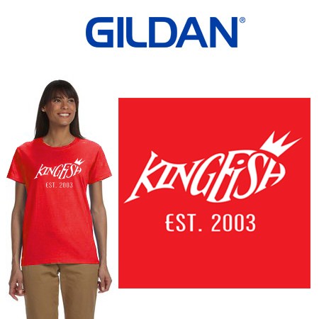 Kingfish Boosters Gildan Ladies' Ultra Cotton® T-Shirt