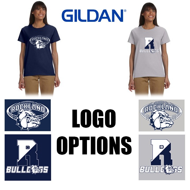 Rockland Youth Football and Cheer Gildan Ladies' Ultra Cotton® T-Shirt, #G200L