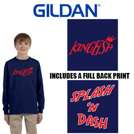 Kingfish Boosters Gildan Youth Ultra Cotton® Long-Sleeve T-Shirt