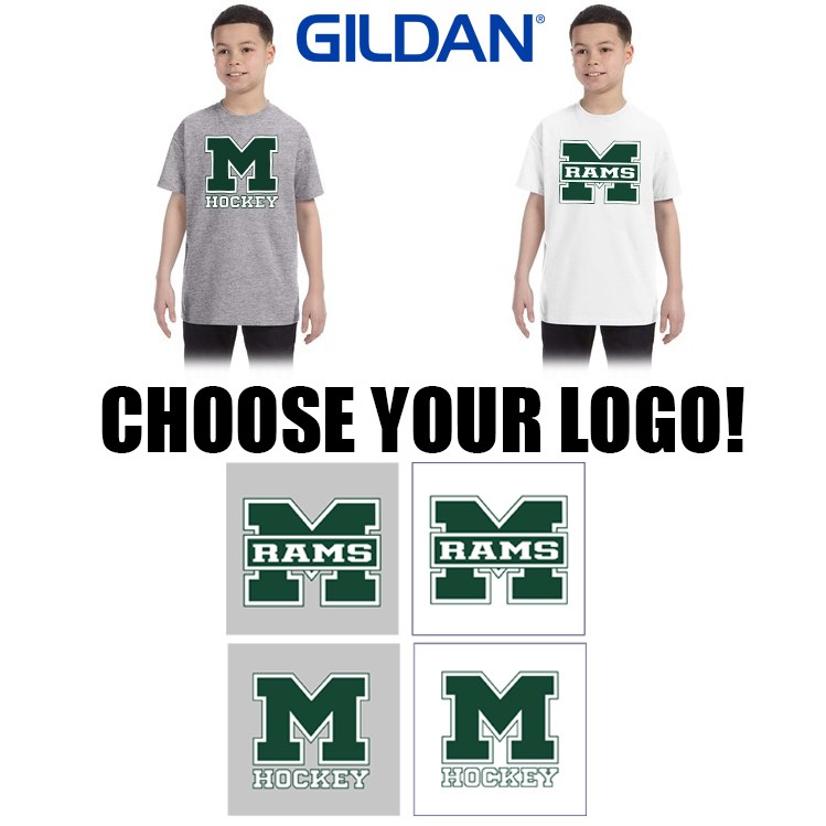 Friends Of Marshfield Hockey Gildan Youth Heavy Cotton™ T- Shirt