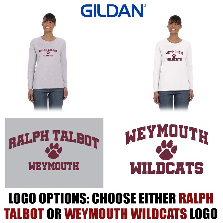 Ralph Talbot School Gildan Ladies' Heavy Cotton™ Long-Sleeve T-Shirt