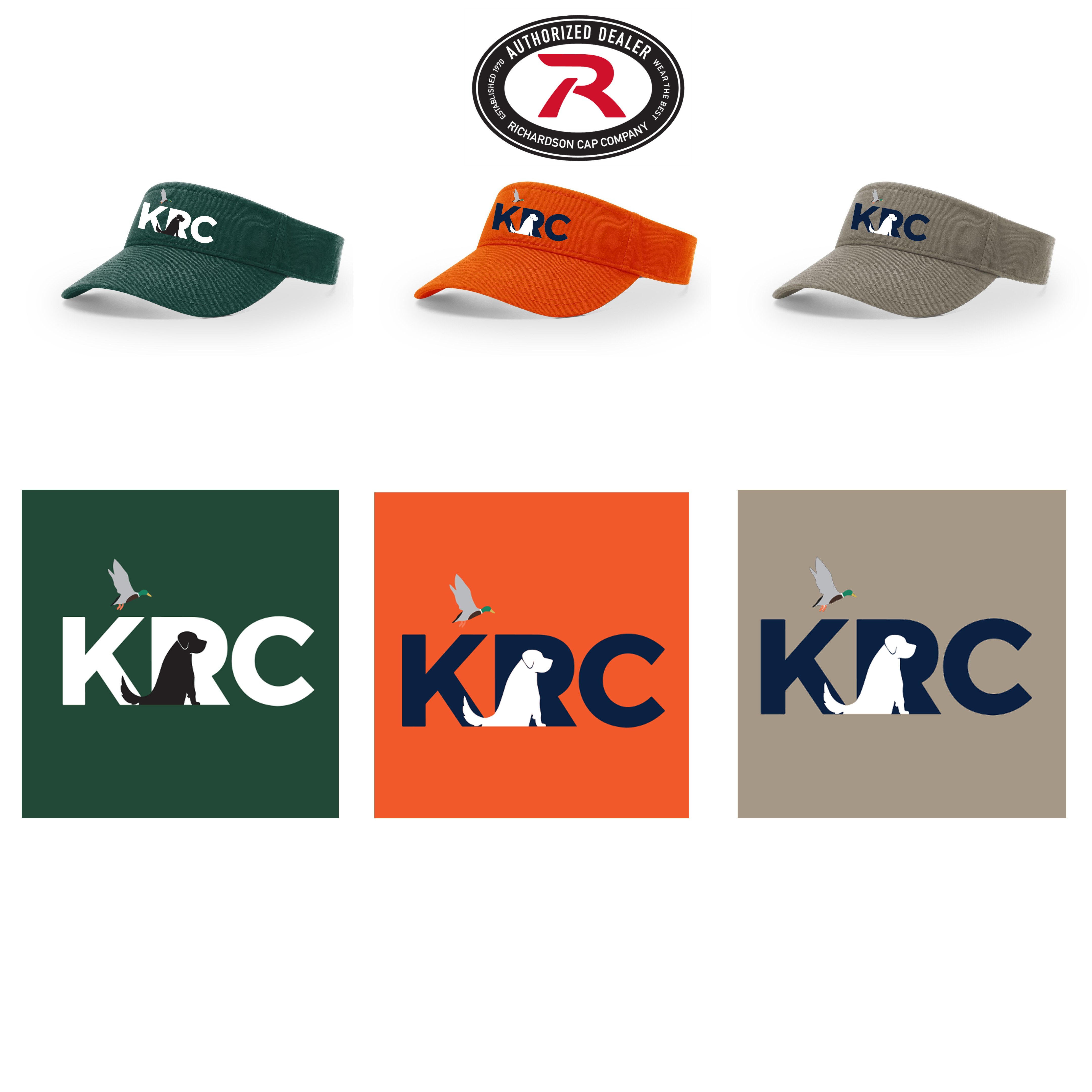 Keystone Retriever Club Richardson Garment Washed Visor