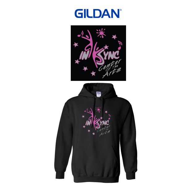 In Sync Traditional Logo Hoodie by Gildan