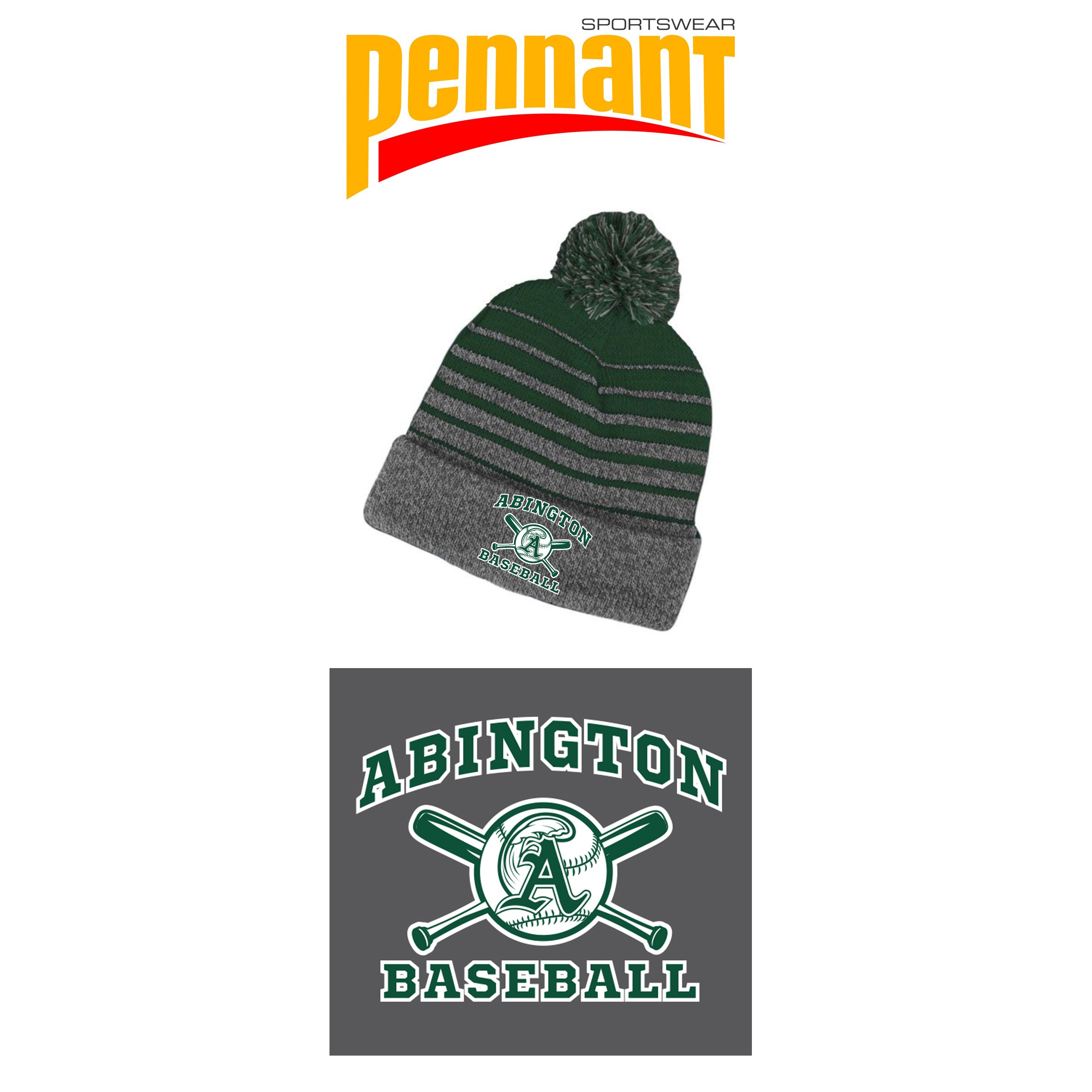 Abington Little League Pennant Brand Gradient Beanie